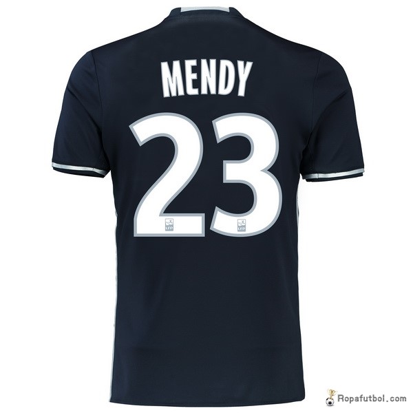 Camiseta Marsella Replica Segunda Ropa Mendy 2016/17 Negro